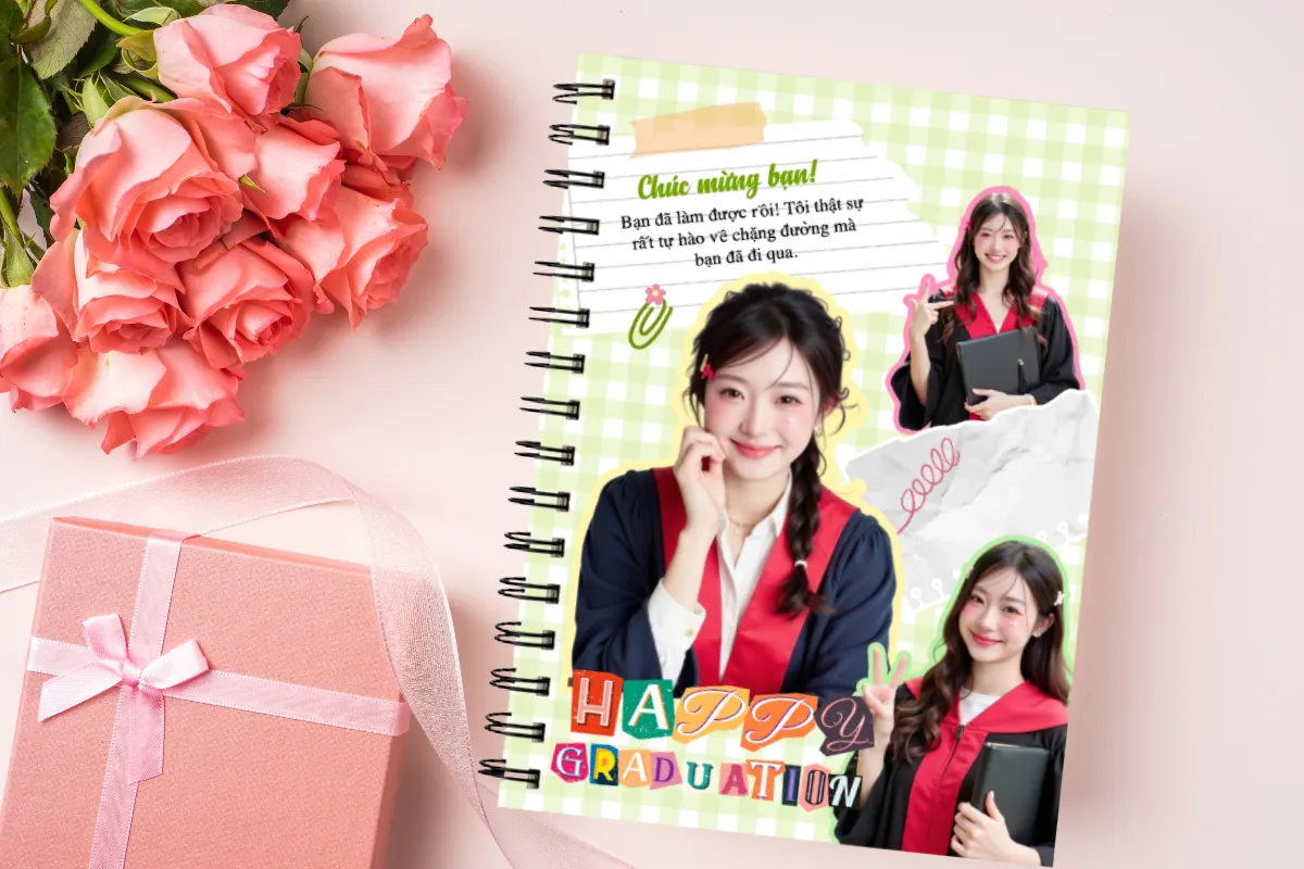 Gợi ý những mẫu thiết kế sổ tay tặng bạn thân ngày tốt nghiệp, tự tay làm quà tặng ý nghĩa
